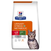 Hill&apos;s C/D Multicare Stress + Metabolic kattenvoer met Kip 1.5kg zak