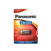 Batterij Panasonic CR123 1 stuk Blister