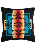 Pendleton coussin Chief Joseph à motif abstrait - Noir - thumbnail