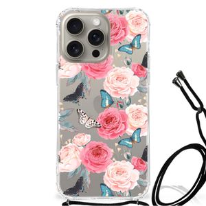 iPhone 15 Pro Max Case Butterfly Roses