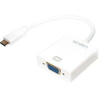 LogiLink USB-C/VGA USB grafische adapter 1920 x 1080 Pixels Wit - thumbnail