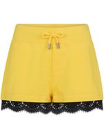 DSQUARED2 short en coton à détails noués - Jaune - thumbnail