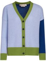 Marni cardigan colour block en cachemire - Bleu