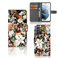 Hoesje voor Samsung Galaxy S21 FE Dark Flowers