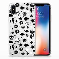 Silicone Back Case Apple iPhone X | Xs Silver Punk