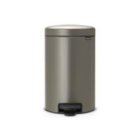 Brabantia pedaalemmer Newlcon 12 liter platinum