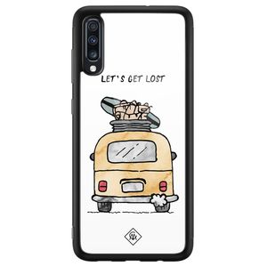 Samsung Galaxy A50 glazen hardcase - Let's get lost