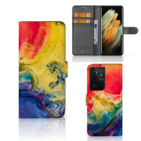 Hoesje Samsung Galaxy S21 Ultra Watercolor Dark - thumbnail