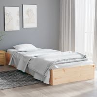 Bedframe massief hout 90x190 cm Single