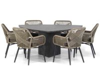 Lifestyle Advance/Graniet 170 cm triangel dining tuinset 7-delig - thumbnail