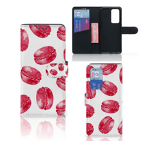 Huawei P40 Pro Book Cover Pink Macarons - thumbnail