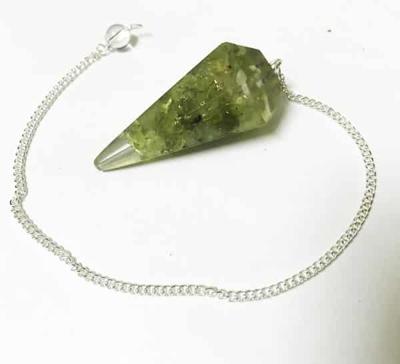 Pendel Edelsteen Peridoot Orgone Groen