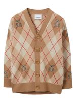 Burberry Kids cardigan à imprimé Thomas Bear - Tons neutres - thumbnail