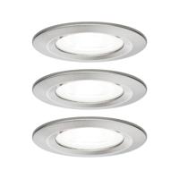 Paulmann 92979 LED-inbouwlamp Set van 3 stuks LED GU10 19.5 W IJzer (geborsteld) - thumbnail