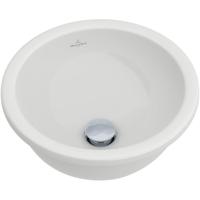 Villeroy & Boch Loop en Friends onderbouwwastafel O33cm met overloop ceramic+ wit 618033R1