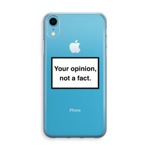 Your opinion: iPhone XR Transparant Hoesje