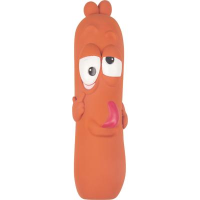 Hondenspeelgoed Latex Tipsy Worst - 20 cm 20 cm Flamingo Bruin
