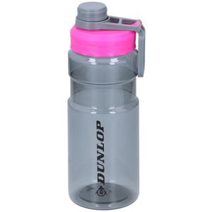 Bidon/drinkfles transparant roze 1100 ml