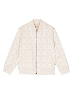 Gucci Kids veste bomber à logo GG - Tons neutres