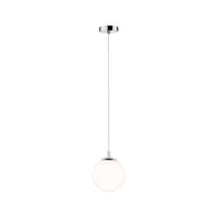 Paulmann Globe 70895 Hanglamp, rond, max. 20 watt, IP44, spatwaterdicht, satijn, chroom, plafondlamp E27, zonder lamp