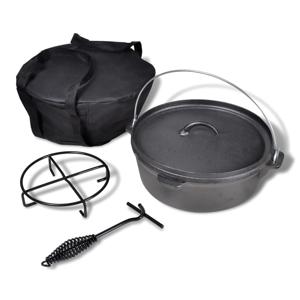 VidaXL Braadpan 5,6 L inclusief accessoires