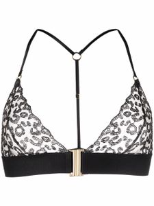 Fleur Of England soutien-gorge Kittie à effet de transparence - Noir