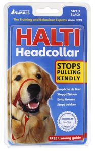 HALTI HEADCOLLAR ZWART MAAT 3