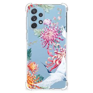 Samsung Galaxy A73 Case Anti-shock Bird Flowers