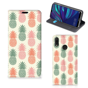 Huawei Y7 hoesje Y7 Pro (2019) Flip Style Cover Ananas