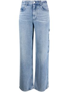 MARANT ÉTOILE Bymara mid-rise straight-leg jeans - Bleu