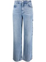 MARANT ÉTOILE Bymara mid-rise straight-leg jeans - Bleu - thumbnail