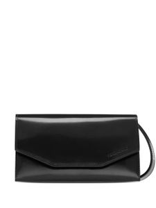 Ferragamo pochette en cuir à rabat - Noir