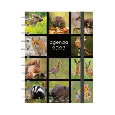 Agenda Ringband A6 Natuur 2023 - Spiraalgebonden (8719231286238)
