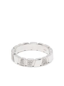 Loyal.e Paris bague Ride & Love en or blanc 18ct pavée de diamants - Argent