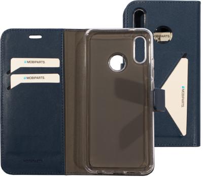 Classic Wallet Case Huawei P20 Lite - Smartphonehoesje - Booktype - PU leer - inclusief pashouder - blauw