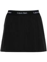 Calvin Klein short superposé à taille logo - Noir