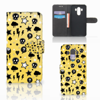 Telefoonhoesje met Naam Huawei Mate 10 Pro Punk Geel