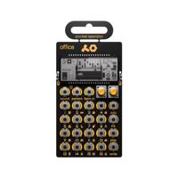 Teenage Engineering PO-24 office Noise Percussion Drum Computer en Sequencer (Pocket Operator met 16 geluiden, LCD-scherm, luidspreker, 16 punch-in effecten, Step-Sequencer, Parameter Lock), Zwart