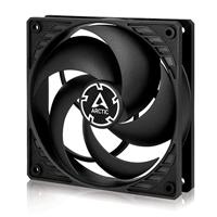 ARCTIC P12 PWM - PC Fan, 120mm Fan, Ventilator, PWM Case fan geoptimaliseerd voor statische druk, PWM-signaal regelt het ventilatortoerental, 200-1800 rpm (0 rpm <5%) - Zwart