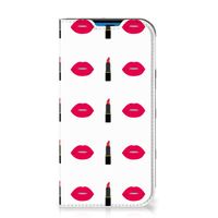 iPhone 14 Pro Hoesje met Magneet Lipstick Kiss - thumbnail