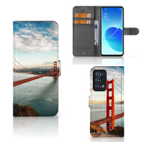 OPPO Reno 6 Pro Plus 5G Flip Cover Golden Gate Bridge