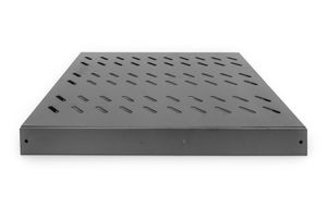 Digitus DN-19 TRAY-2-600-SW 19 inch Apparaatbodem voor patchkast 1 HE Uittrekbaar Geschikt voor kastdiepte: 600 mm Zwart