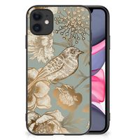 Bloemen Hoesje voor iPhone 11 Vintage Bird Flowers