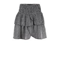 Frankie&Liberty gestreepte rok Sanne zwart/wit