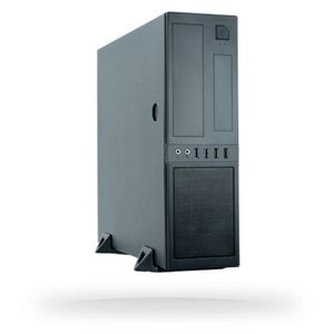 Chieftec CS-12B-300 Mini-tower PC-behuizing Zwart