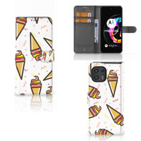 Motorola Edge 20 Lite Book Cover Icecream