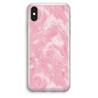 Abstract Painting Pink: iPhone XS Max Transparant Hoesje