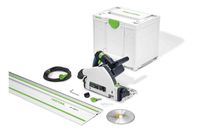 Festool TS 55 FEBQ-Plus-FS | Invalcirkelzaagmachine | met geleiderail | in koffer - 577010