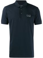 Ea7 Emporio Armani polo à logo - Bleu