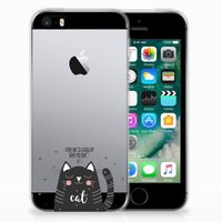 Apple iPhone SE | 5S Telefoonhoesje met Naam Cat Good Day